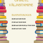 Õpikute väljastamine