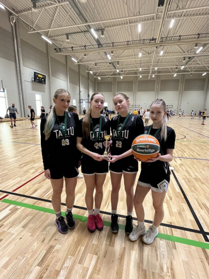 Tüdrukud tulid 3×3 korvpallis Tartumaa meistriteks!  